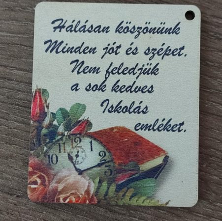 Hálásan köszönünk minden jót...