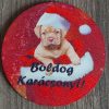 Boldog karácsonyt kutyás tallér